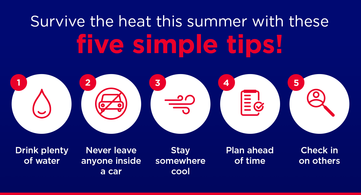 Summer Heat Safety Tips Printable